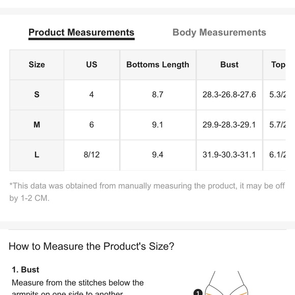 3 piece black swimwear set. Size Small. Brand new!! - Picture 8 of 9